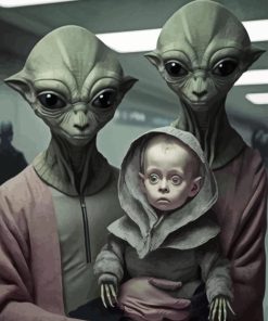 Alien Family Paint By Numbers