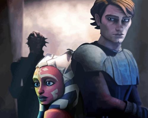 Anakin Ahsoka Paint By Numbers