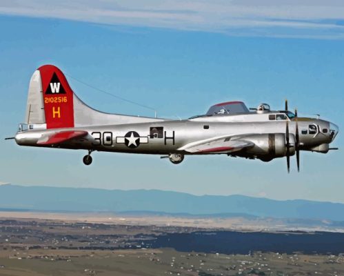 B17 Aluminum Overcast Paint By Numbers