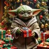 Baby Yoda Christmas Paint By Numbers