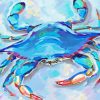 Blue Crab Art Paint By Numbers