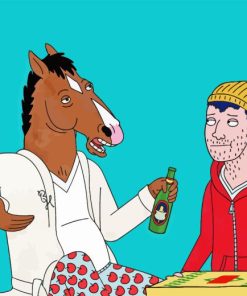 Bojack and Todd Paint By Numbers