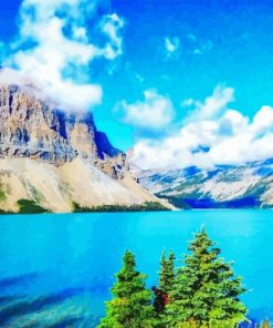 Bow Lake Paint By Numbers