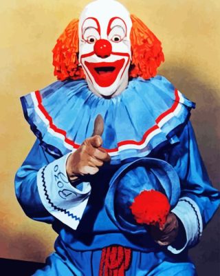 Bozo The Clown Paint By Numbers