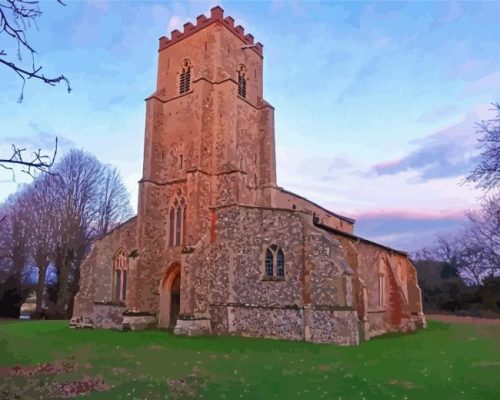 Bradenham Church Paint By Numbers