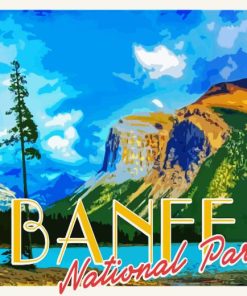 Canada Banff Paint By Numbers