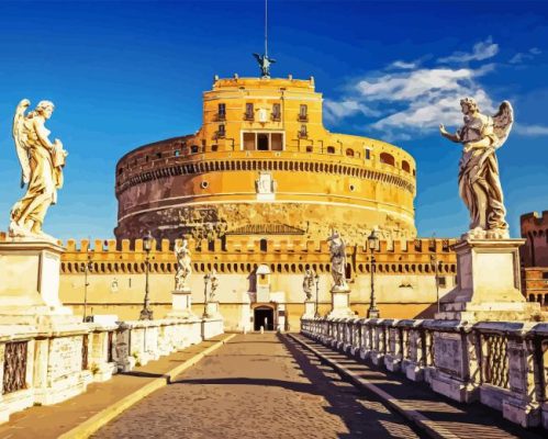 Castel Santangelo Paint By Numbers