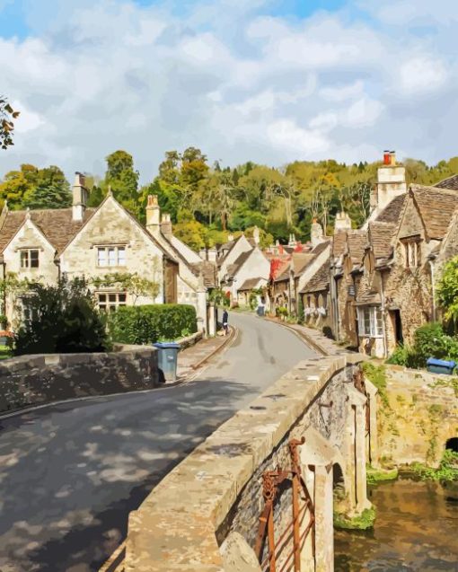 Castle Combe Paint By Numbers