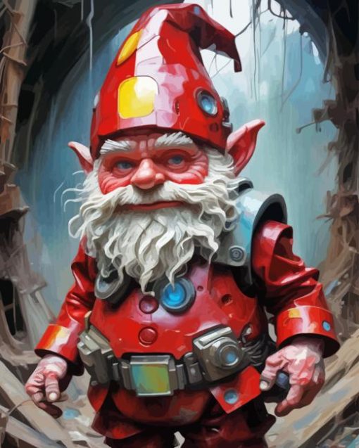 Christmas Dwarf Paint By Numbers