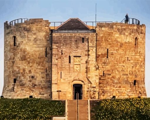 Cliffords Tower York Paint By Numbers