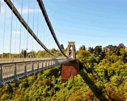 Clifton Bridge Paint By Numbers