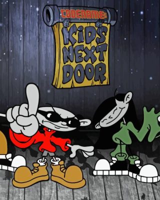 Codename Kids Next Door Paint By Numbers