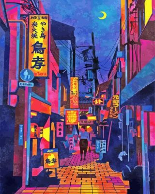 Korean Street Paint By Numbers