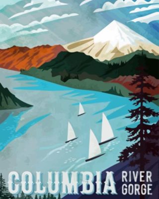 Columbia River Paint By Numbers