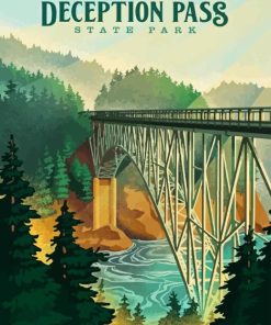Deception Pass Art Paint By Numbers