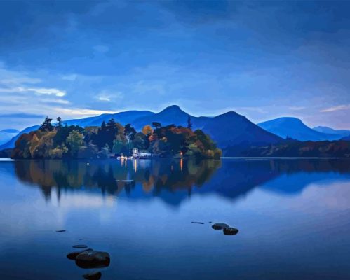 Derwent Water Paint By Numbers