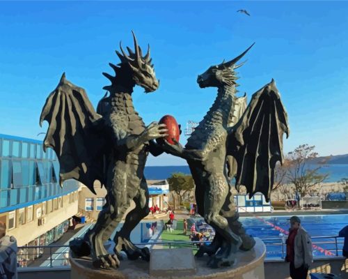 Dragons In Love In Varna Paint By Numbers