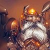 Dwarf With Helmet Paint By Numbers