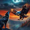 Eagle And Wolf Paint By Numbers