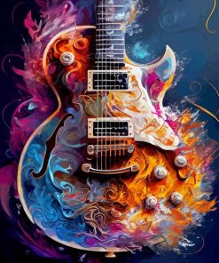 Electric Guitar Paint By Numbers
