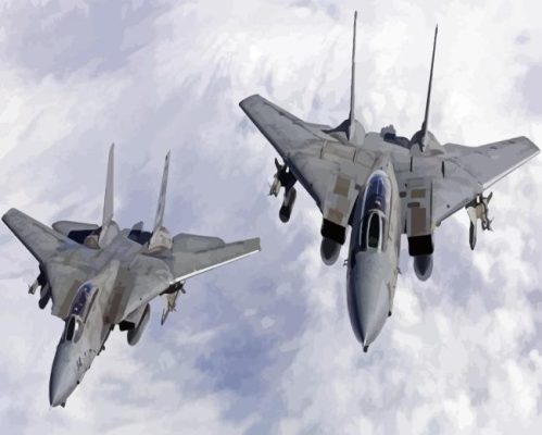 F 14 Tomcats Paint By Numbers