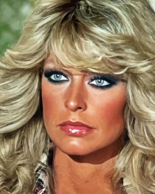 Farrah Fawcett Paint By Numbers