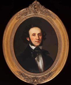 Felix Mendelssohn Portrait Paint By Numbers