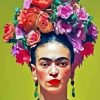 Frida With Flowers Paint By Numbers