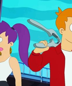 Fry and Leela Paint By Numbers