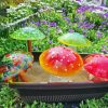 Glass Mushrooms Paint By Numbers