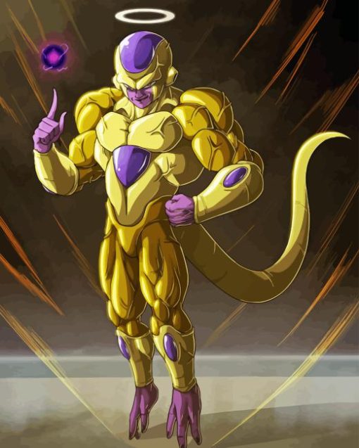 Golden Frieza Paint By Numbers