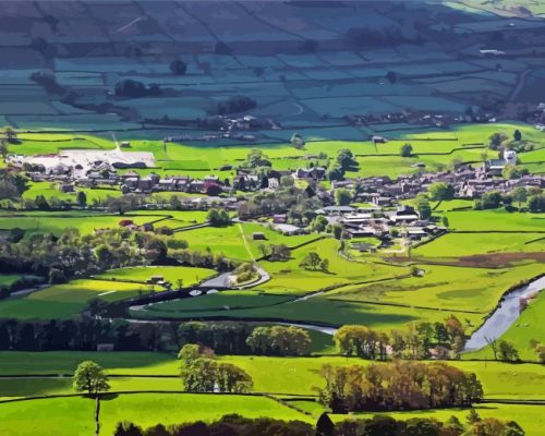 Hawes Town Paint By Numbers