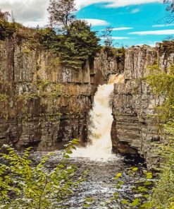High Force Waterfall Paint By Numbers