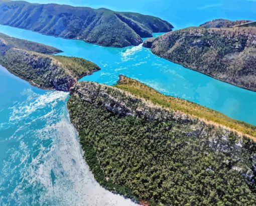 Horizontal Falls Paint By Numbers
