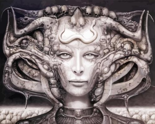 Hr Giger Aliens Paint By Numbers