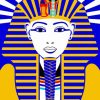 Illustration King Tut Paint By Numbers