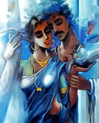 Indian Lovers Paint By Numbers