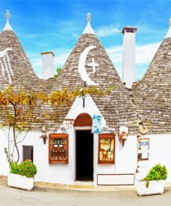 Italy Alberobello Town Paint By Numbers
