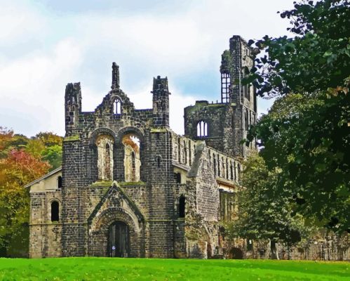 Kirkstall Abbey Paint By Numbers