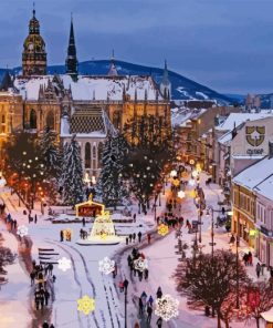 Kosice In Winter Paint By Numbers