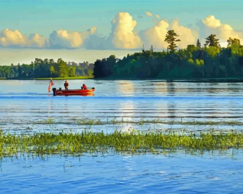 Lake Itasca Paint By Numbers