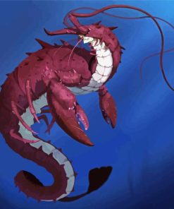 Lobsterman In Deep Sea Paint By Numbers