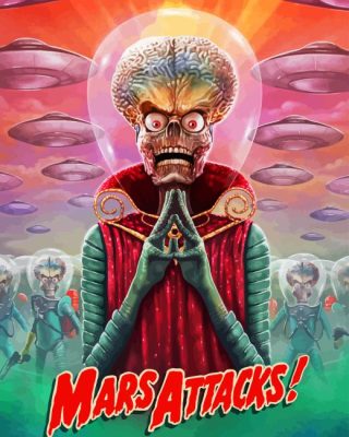 Mars Attacks Paint By Numbers