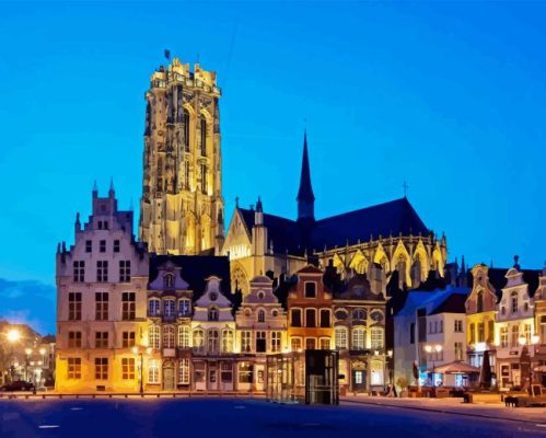 Mechelen Belgium Paint By Numbers