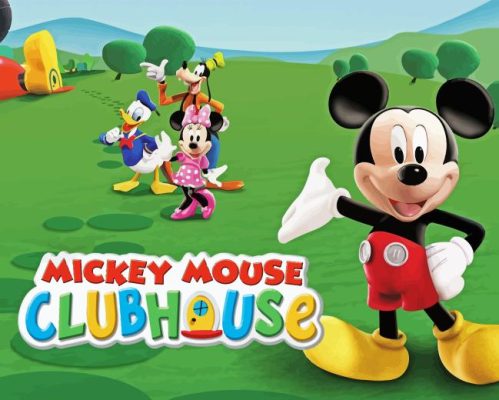 Mickey Mouse Clubhouse Paint By Numbers