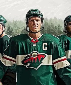 Minnesota Wild Players Paint By Numbers