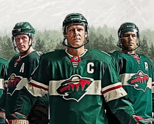 Minnesota Wild Players Paint By Numbers