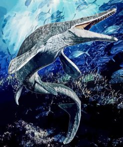 Mosasaurs Paint By Numbers