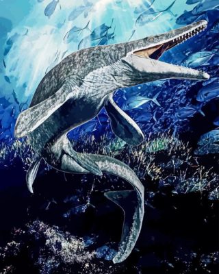 Mosasaurs Paint By Numbers