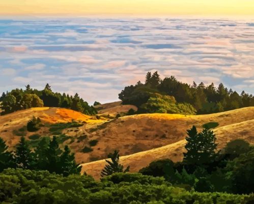 Mt Tamalpais Paint By Numbers